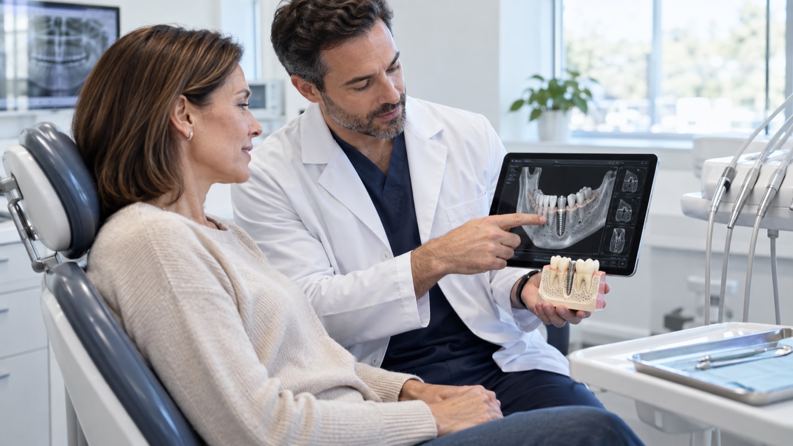 Guided bone regeneration consultation at 313 Dental in Dearborn, MI