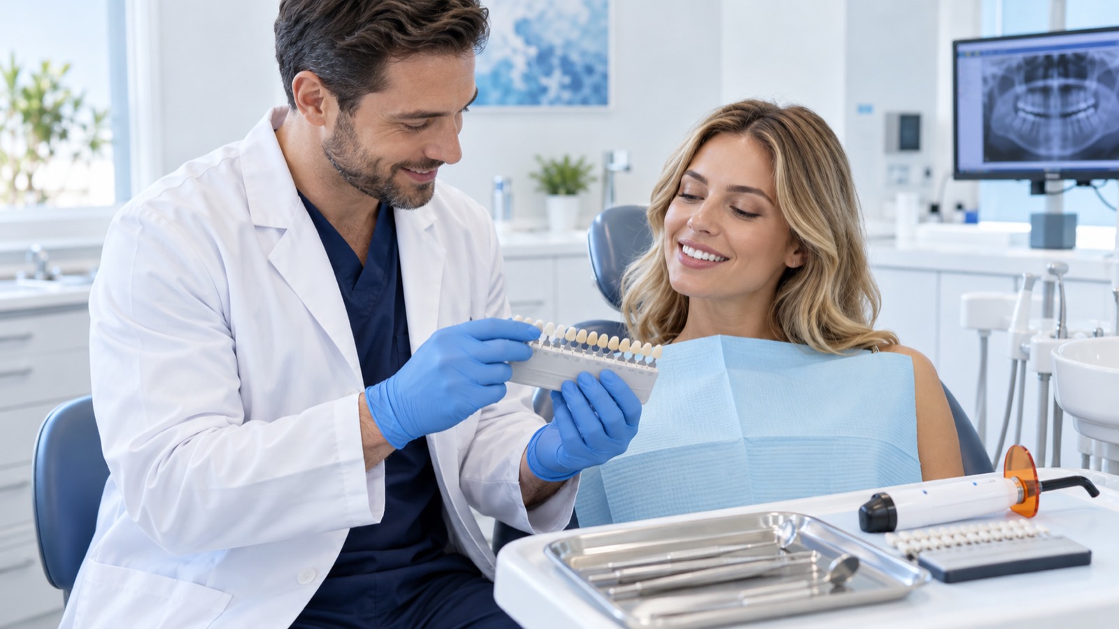 Composite veneers and dental bonding consultation at 313 Dental in Dearborn, MI