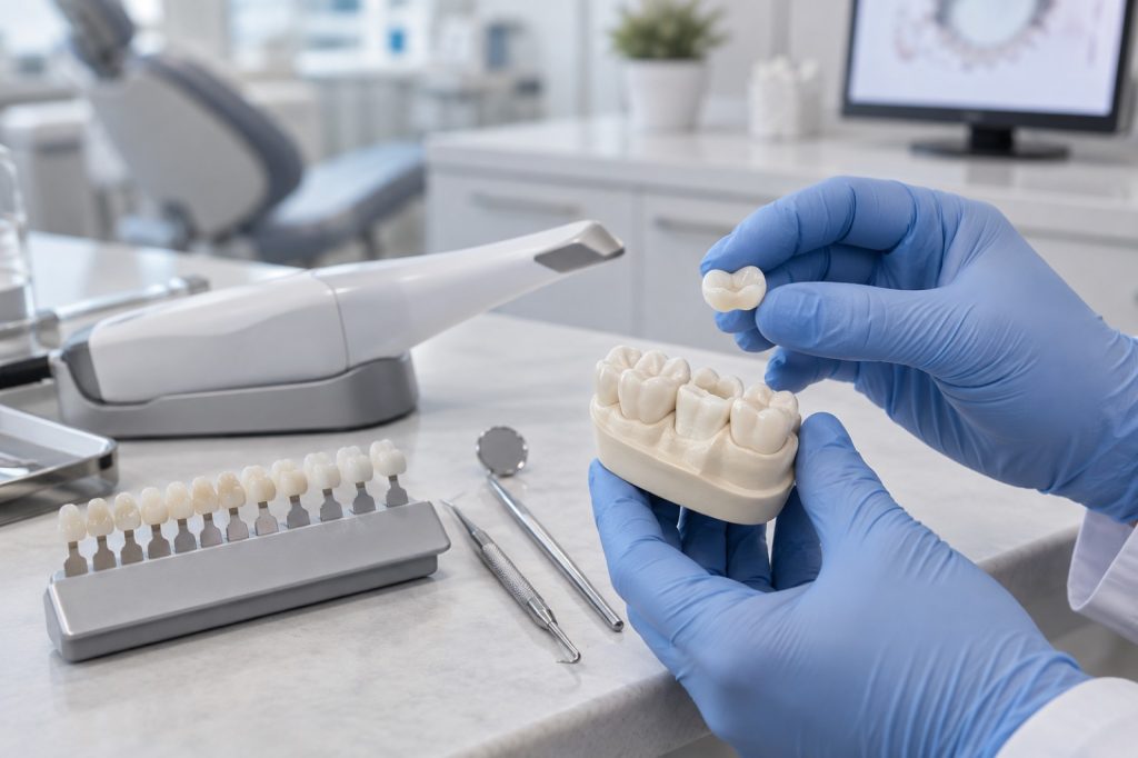 Dental onlay partial crown design at 313 Dental