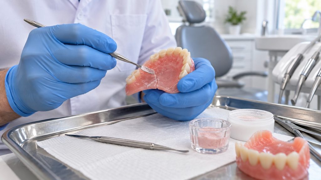 Professional denture repair at 313 Dental