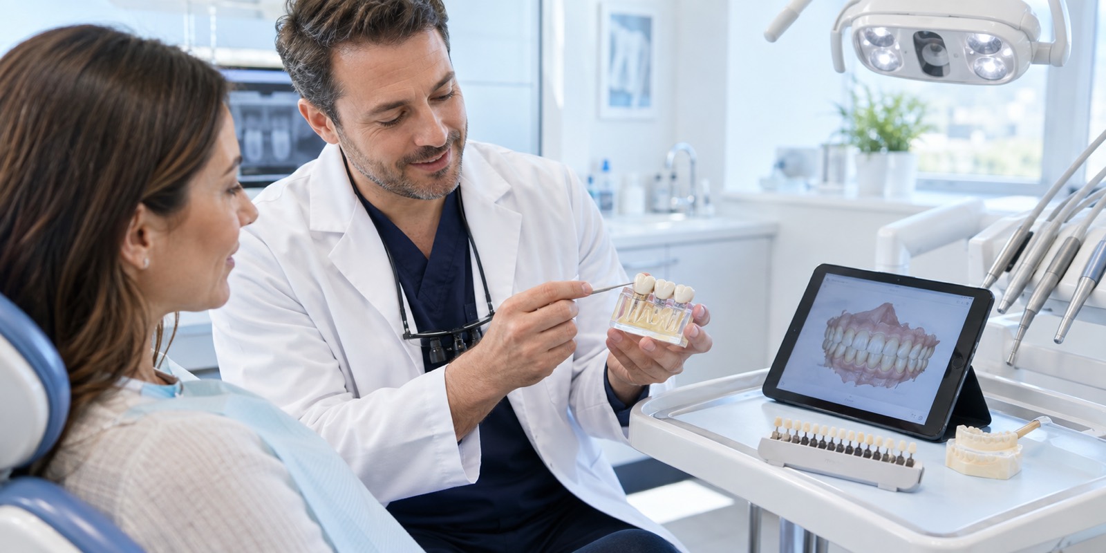 Fixed dental bridges consultation at 313 Dental in Dearborn, MI