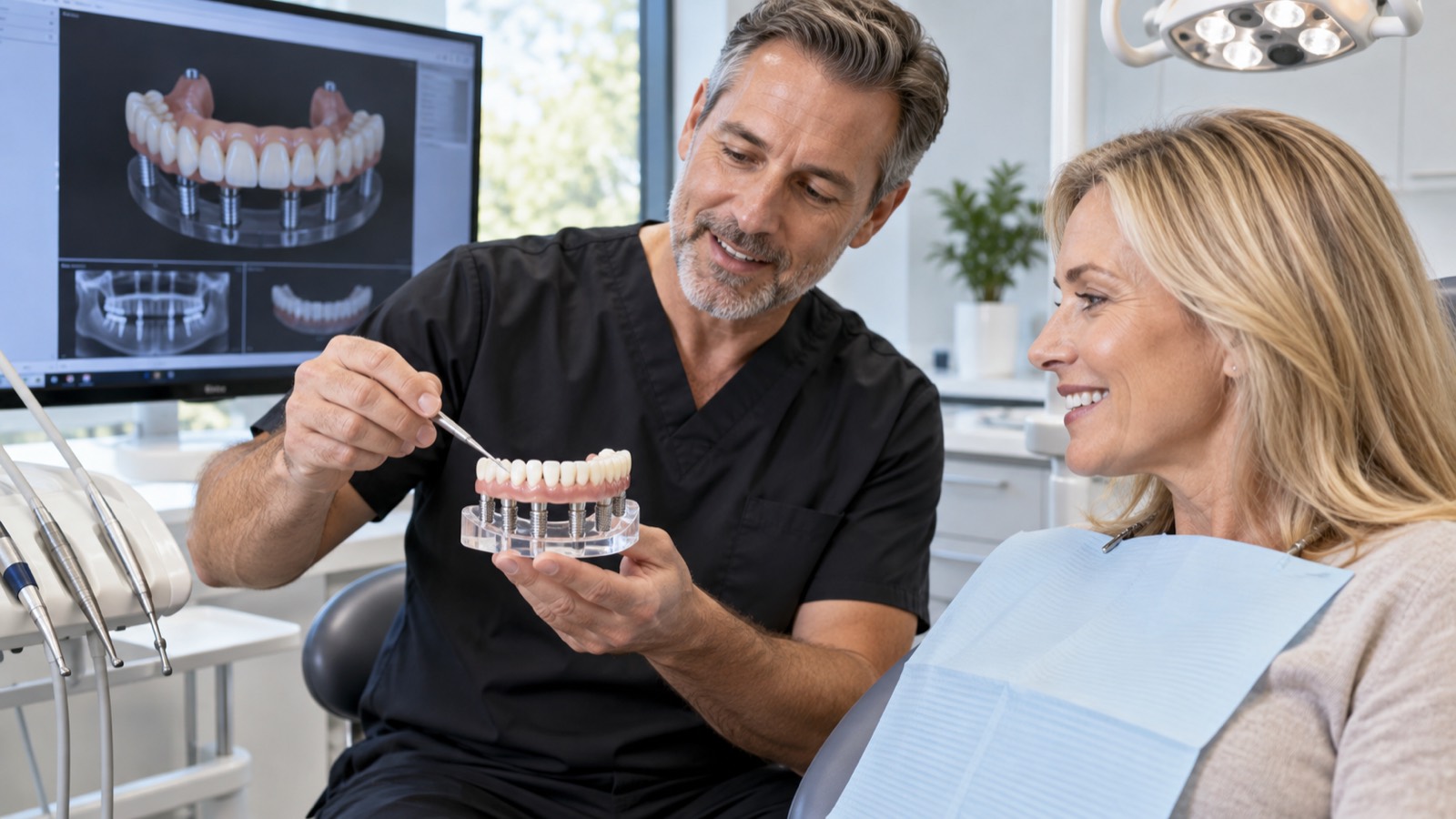 Full arch implants consultation at 313 Dental in Dearborn, MI