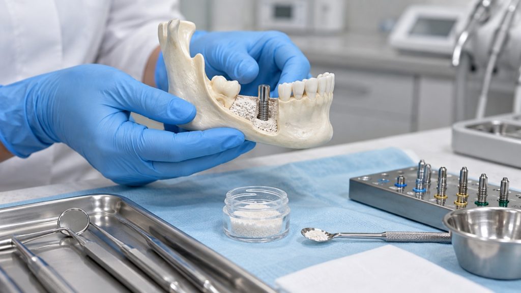 Guided bone regeneration graft planning at 313 Dental