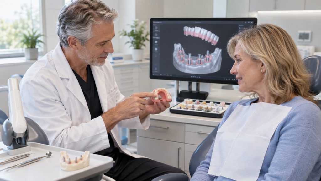 Implant-supported overdenture planning at 313 Dental
