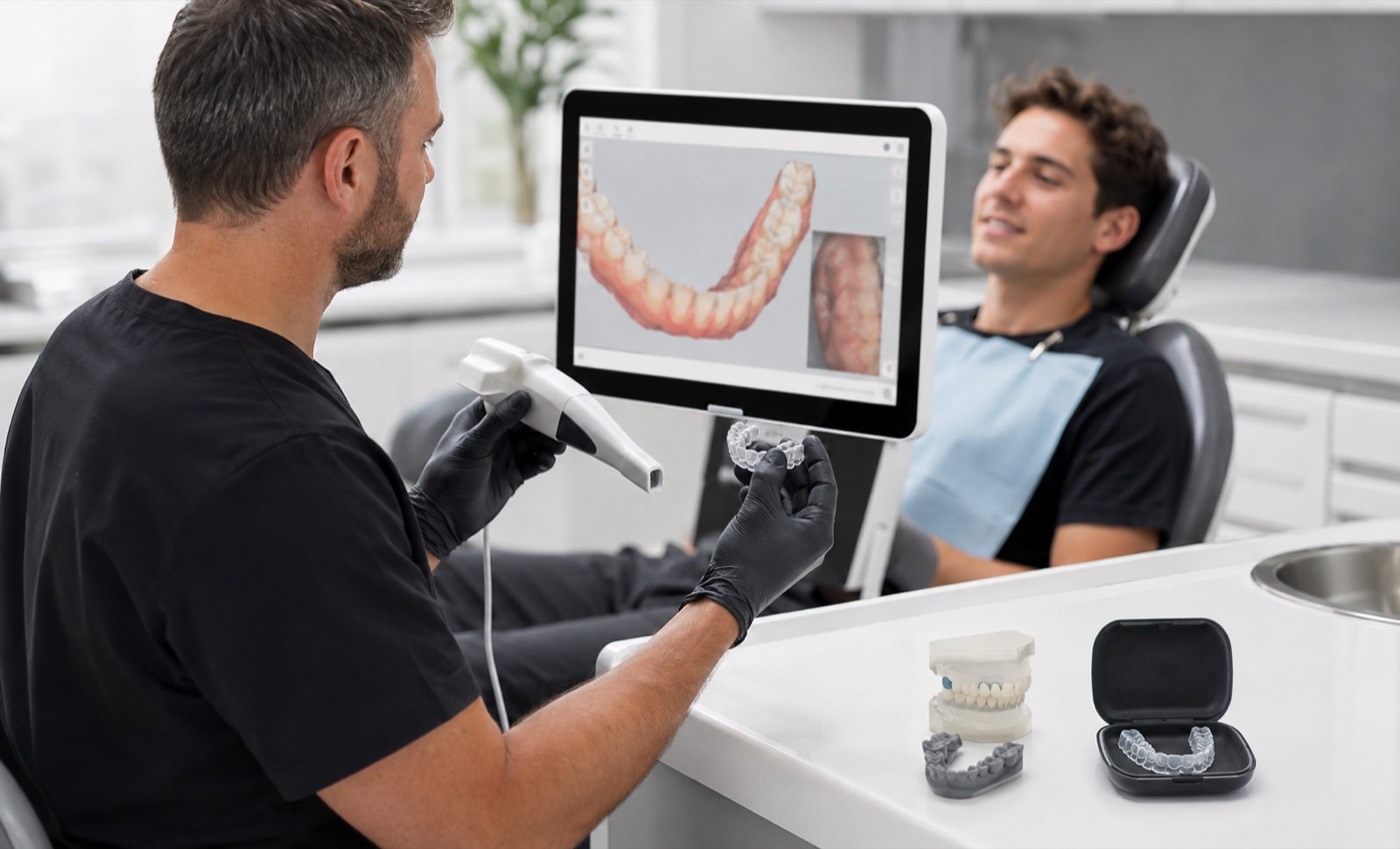 Digital bite analysis consultation at 313 Dental in Dearborn, MI