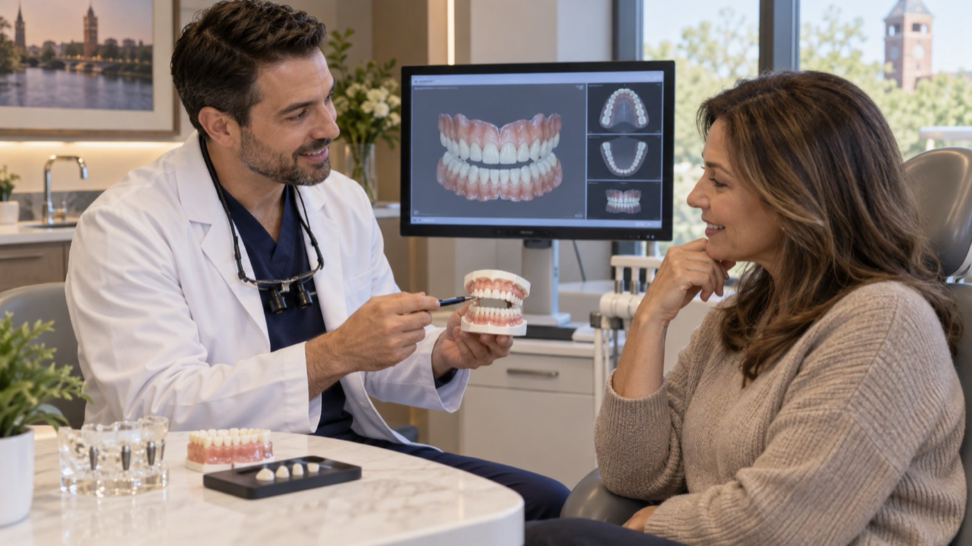 Full mouth reconstruction consultation at 313 Dental in Dearborn, MI