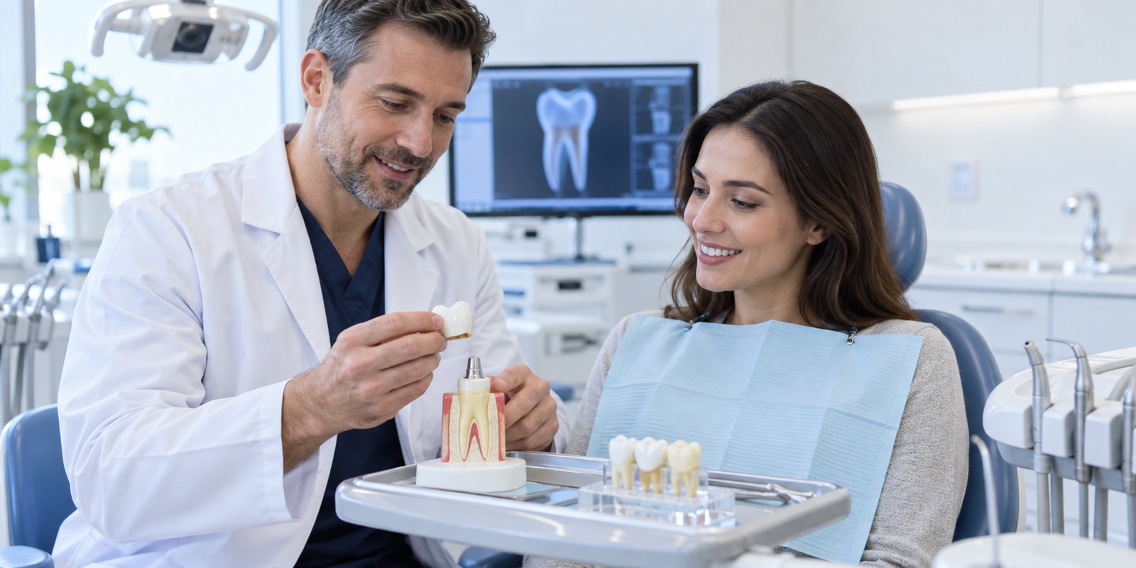 Post and core restoration consultation at 313 Dental in Dearborn, MI