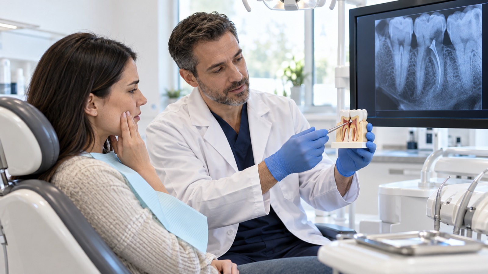 Emergency pulpotomy consultation at 313 Dental in Dearborn, MI