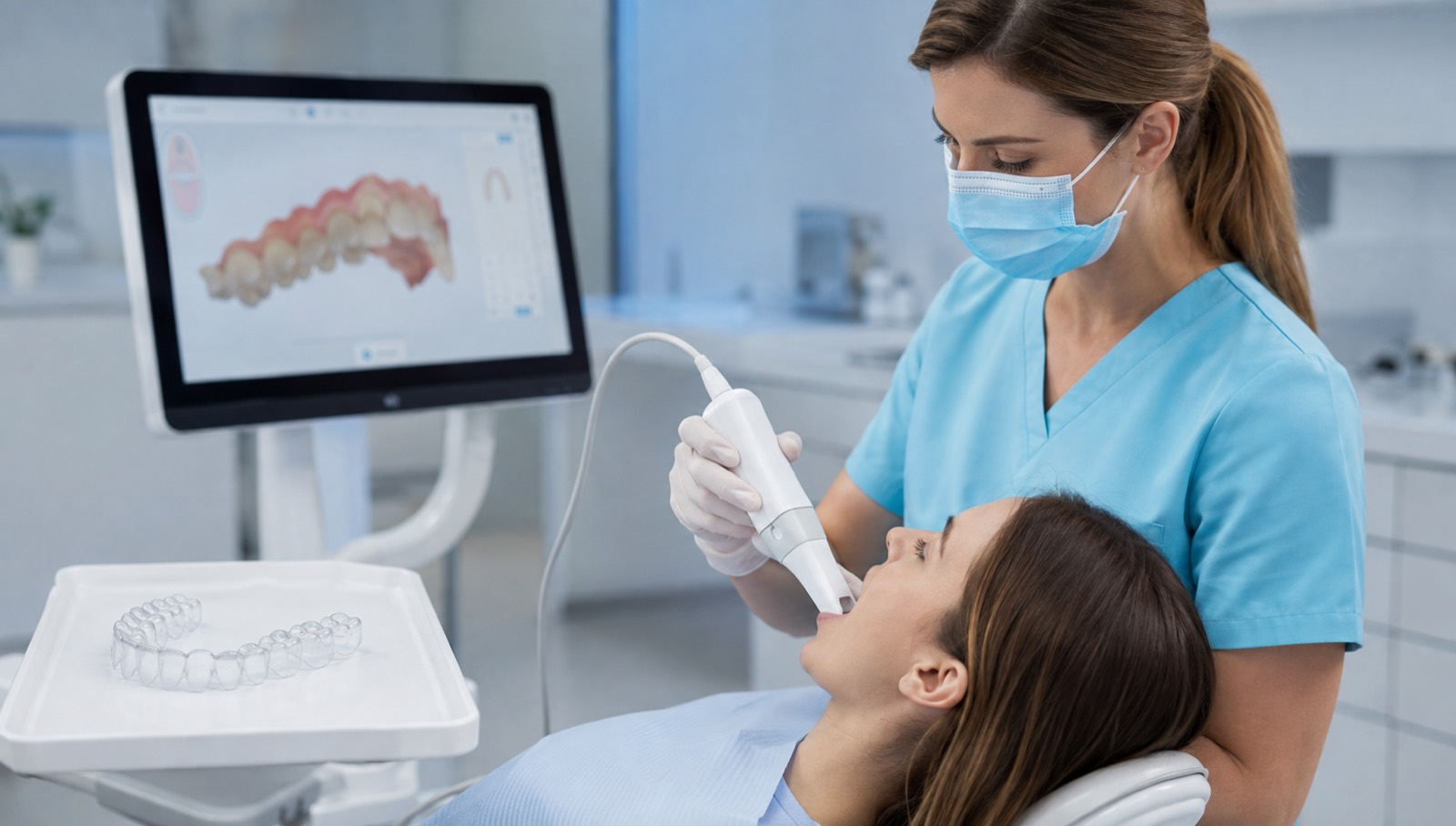 Custom retainer consultation at 313 Dental in Dearborn, MI