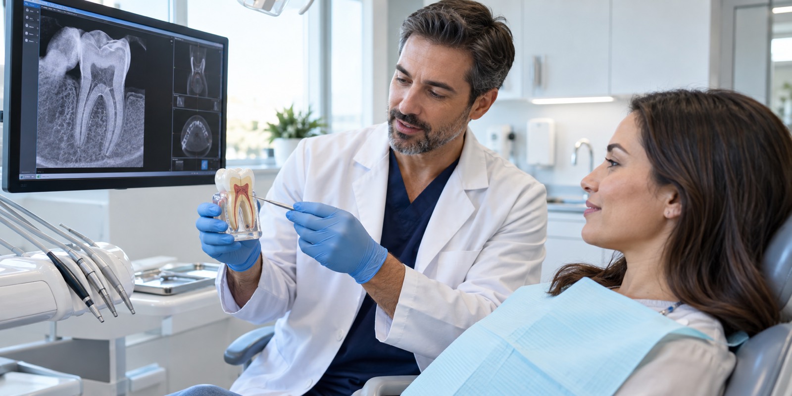 Root canal therapy consultation at 313 Dental in Dearborn, MI