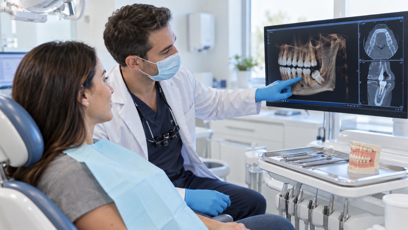 Surgical tooth extraction planning at 313 Dental in Dearborn, MI