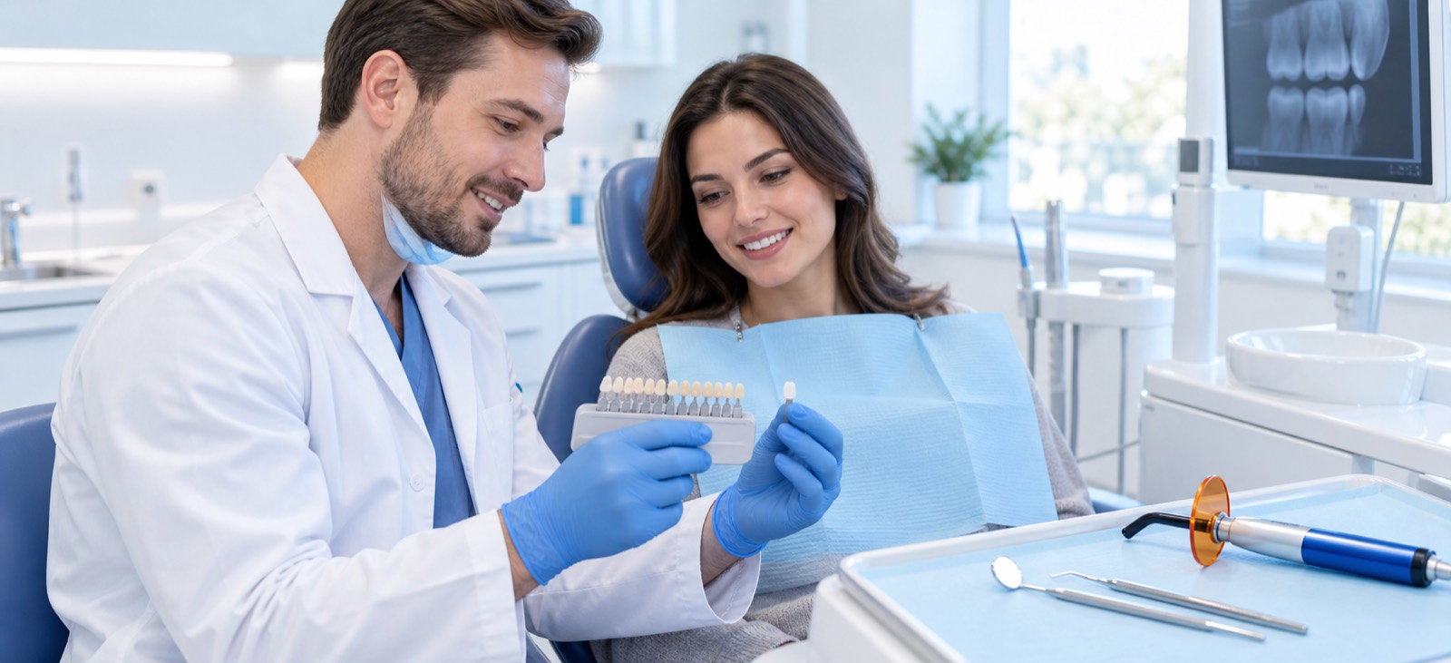 Tooth-colored composite fillings consultation at 313 Dental in Dearborn, MI