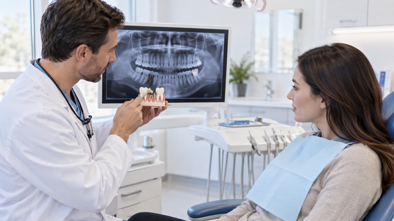 Simple tooth extraction consultation at 313 Dental in Dearborn, MI