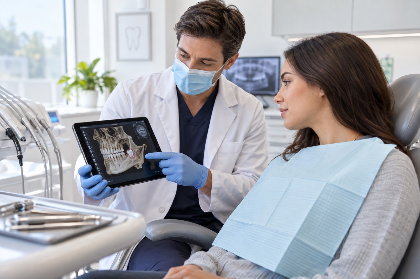 Wisdom teeth extraction consultation at 313 Dental in Dearborn, MI